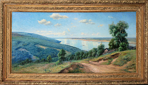 Пузыревский Павел Ильич (1860-1922). 
Дорога в Поливну. Конец XIX - начало ХХ века.