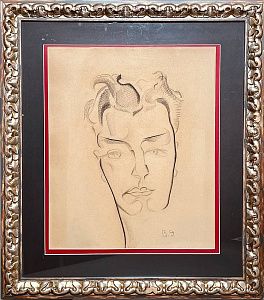 Неизвестный художник. Россия. Мужской портрет. 1920-е - 1930-е.