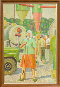 Рабинович Розалия Моисеевна (1895–1988).
Колхозница. 1960-е.