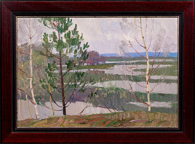 Волков Александр Васильевич (1916-1978). Разлив. 1974.