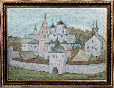 Курников Николай Федорович (1938-2006).
Суздаль Хрустальный. 1971.