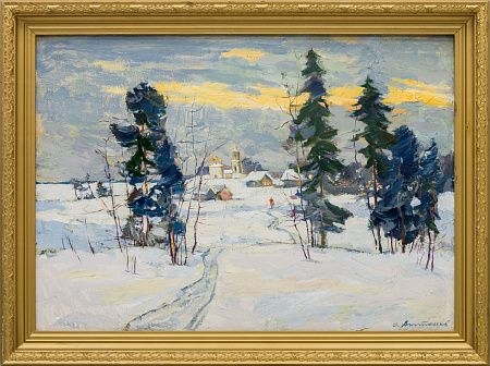 Антонов Сергей Георгиевич (1932-2006). 
Зимний день. 2000.