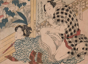Неизвестный художник периода Эдо. Япония.Пара. 1850-е.