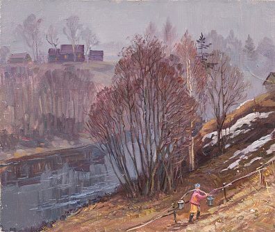 Антонов Виктор Данилович (р. 1936). 
Федоскино. 1981.