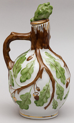 Штоф "Дубок". СССР. Ленинградский фарфоровый завод. 1960-е - 1970-е.
