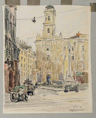 Маторин Михаил Владимирович (1901-1976).Будапешт. 1945.