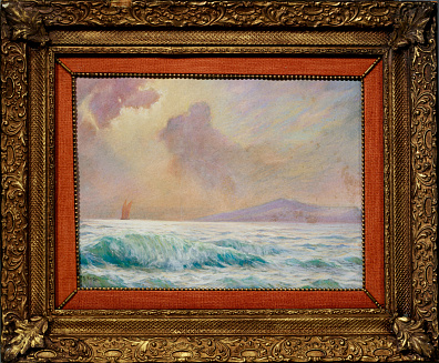 Ганзен Алексис (Алексей) (Hanzen Alexis) (1876-1937). Морской пейзаж. 1920-е.