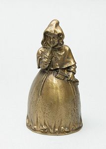 Колокольчик "Дама со стрелой амура". Западная Европа, конец ХХ века.