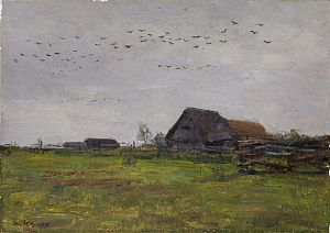 Кугач Юрий Петрович (1917-2013). 
Перелетные птицы. 1982.