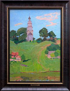 Тимков Николай Ефимович (1912-1993). 
Торжок. Церковь Тихвинской иконы Божией Матери. (Старо-Вознесенская) 1968.