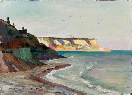 Зеленская Ирина Александровна (?). Побережье. 1950-е.