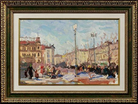Акишин Евгений Михайлович (1931–2017).
Петровка. 1955.