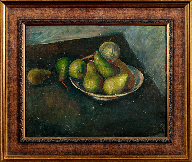 Пожедаев Георгий Анатольевич (1894(7)-1977).
Натюрморт с грушами. Середина - вторая половина ХХ века.