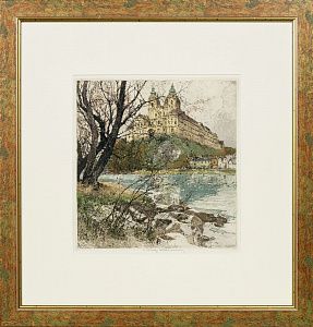 Луджи Казимир (Luigi Kasimir) (1881-1962). Монастырь в г. Мельк. Первая четверть ХХ века.