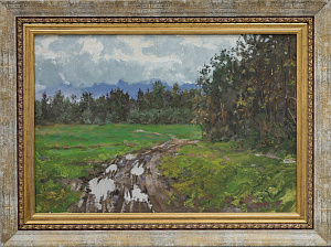 Кибардин Георгий Владимирович (1903-1963). 
Ненастье. 1960-е.