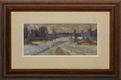 Соколов-Скаля Павел Петрович (1899-1961).
Зима на Истре. 1950-е.