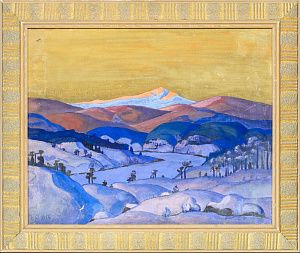 Смирнов-Русецкий Борис Алексеевич (1905-1993).Розовая вершина. 1956.