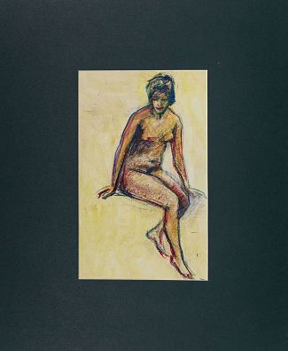 Накаряков Анатолий Каранатович (1899-1967). Сидящая натурщица. Середина ХХ века.