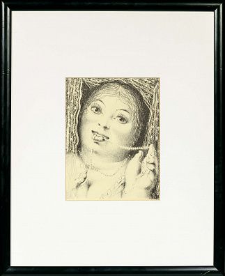 Самохвалов Александр Николаевич (1894-1971). Посадская жена Алена Осипова. Иллюстрация к роману М.Е.Салтыкова-Щедрина "История одного города". 1935.