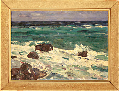 Таутиев Вадимир Бадчериевич (род. 1937). Морской прибой. 1971.