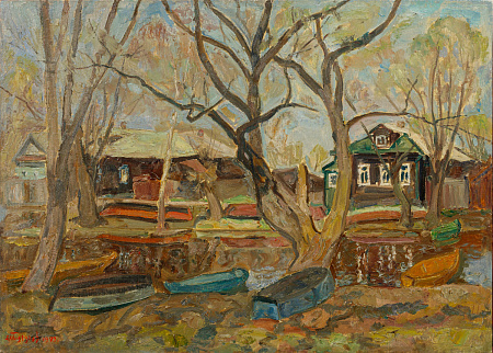 Тутунов Андрей Андреевич (р.1928). Рыбацкая слобода. 1999.