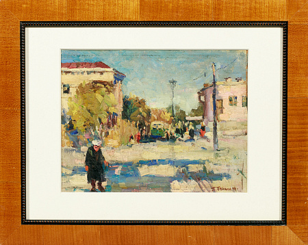 Беньков Павел Петрович (1879–1949).Улочка восточного города. 1944.