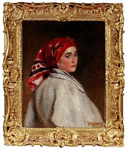 Маковский Константин Егорович (1839-1915). Малороссийская крестьянка. 1883.