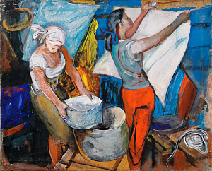 Горяев Виталий Николаевич (1910–1982).
Субботний день. 1960.