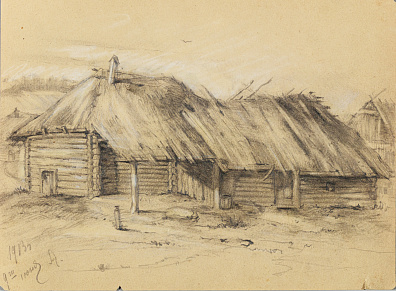 Афанасьев Алексей Федорович (1850-1920).(?).
Амбары. 1913.