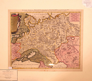 Питер Шенк-cтарший (Pieter Schenck - I) (1660-1711).
Карта Белой России и Московии. Амстердам. После 1700.
