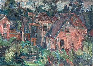 Кинкулькин Борис Исаакович (р.1961) (?) На даче. 1970-е - 1980-е.