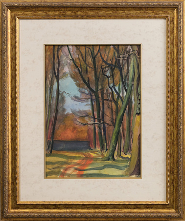Почтенный Алексей Петрович (1895-1942). 
Лесная дорога. 1920-е - 1930-е.