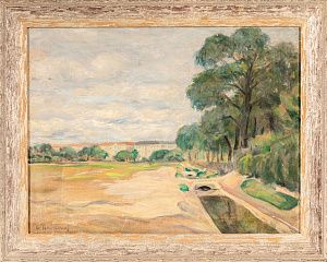 Черкесов Юрий (Жорж) Юрьевич (1900-1943). Пейзаж. 1920-е.
