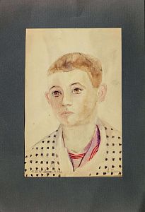 Неизвестный художник. Россия.Миша. 1940-е.