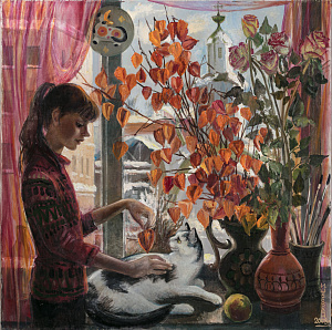 Широкова Инна Алексеевна (1937-2019). 
Мое окно. 2008.