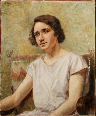 Неизвестный художник. Западная Европа.Женский портрет. 1923.