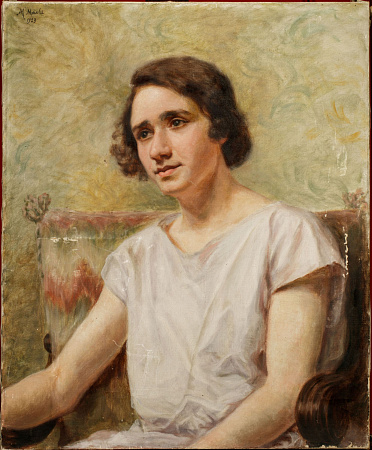 Неизвестный художник. Западная Европа.Женский портрет. 1923.
