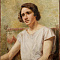 Неизвестный художник. Западная Европа.Женский портрет. 1923.