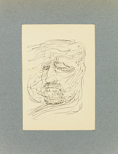 Красаускас Стасис Альгирдович (1929–1977). (?).Мужской портрет. 1960-е - 1970-е.