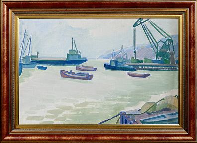 Шиловская Тамара Андреевна (1916-2001). В порту. 1960-е.