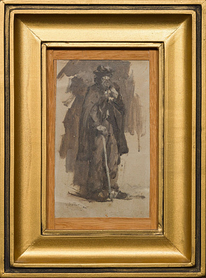 Салтанов Сергей Николаевич (1870-1917). 
Этюд. Мужская фигура. 1905.