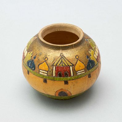 Шкатулка "Древний город". Россия, начало ХХ века.