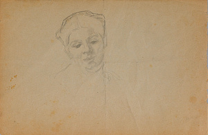 Юон Константин Федорович (1875-1958). Портрет Клавдии Алексеевны Юон, жены художника. 1910-е - 1920-е.