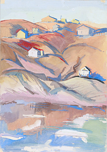 Григорян Григор Суренович (р.1940).
В горах. 1965.