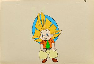 Новосёлова Ольга Александровна (р.1953).Задумчивый Незнайка. Фаза движения к мультфильму "Незнайка на луне".  1997-1999.