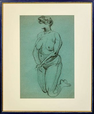 Герасимов Сергей Васильевич (1885-1964). 
Обнаженная. Вторая четверть ХХ века.