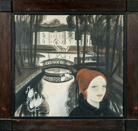 Обросов Игорь Павлович (1930-2010). Незнакомка. 1972.
