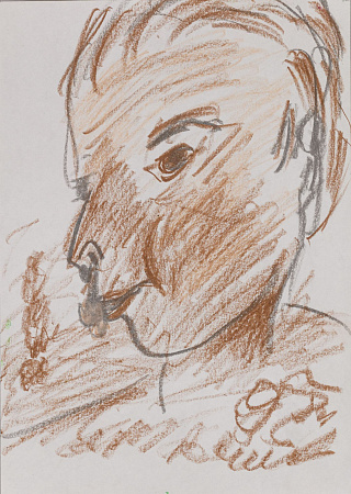 Яковлев Владимир Игоревич (1934-1998). 
Портрет мальчика. 1980-е.