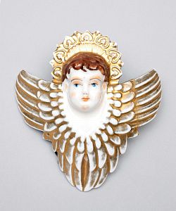 Лампада "Херувим". Россия, фабрика М.С. Кузнецова, конец XIX - начало ХХ века.