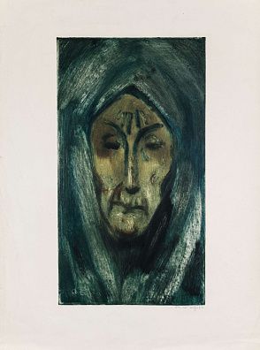 Барто Ростислав Николаевич (1902-1974). Старуха в платке. 1969.